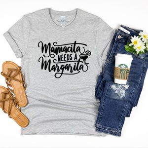 Mamacita Needs A Margarita Taco Tuesday Custom Tee Shirt